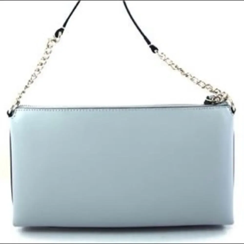KATE SPADE Declan Sawyer Street Rainy Day Leather Crossbody Bag Blue NWT